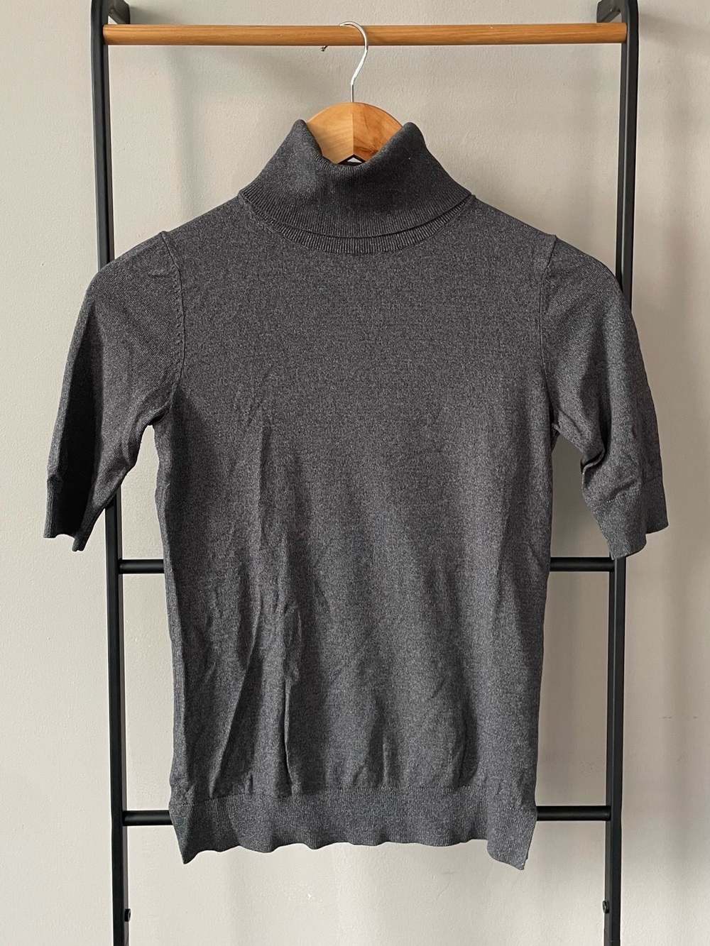 Ann Taylor Turtleneck Short Sleeve Top